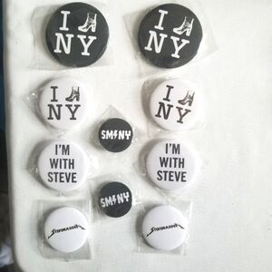 10-Steve Madden Buttons/Pins.5 Different Styles with 2 of Each.